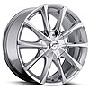 Ultra 081 E-Twine Chrome FWD Wheel Size: 14" x 6" Bolt Pattern: 4 x 100mm, 4 x 4.5" Back Space: 4.875" - image 1