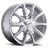 Ultra 081 E-Twine Silver FWD Wheel Size: 16" x 7" Bolt Pattern: 5 x 4.5", 5 x 100mm Back Space: 5.85" - image 1