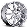 Ultra 081 E-Twine Chrome FWD Wheel Size: 17" x 7.5" Bolt Pattern: 5 x 4.5", 5 x 100mm Back Space: 6.14" - image 1