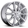 Ultra 081 E-Twine Chrome FWD Wheel Size: 17" x 7.5" Bolt Pattern: 5 x 4.5", 5 x 105mm Back Space: 5.90" - image 1