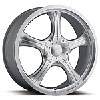 Ultra 082/083 Platinum Attitude FWD Silver Wheel Size: 16" x 7" - image 1