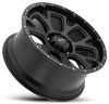 109 Xtreme Satin Black and Satin Clear 17" x 8.5" - image 2