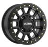 X117 15X6 4X136 4.76BS +32 Satin Black w/ Black Bead Lock Ring - image 1