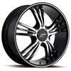 Ultra 122 Wolverine Platinum Series Gloss Black FWD Wheels Size: 17" x 8" - image 1