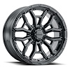 126-2188BK25 126 Warmonger 6 Wheel [Size: 20" x 10"] Gloss Black - image 1