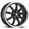 Ultra 169 F-9 Focal Series Gloss Black FWD Wheels Size: 17" x 7.5" - image 1