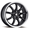 Ultra 169 F-9 Focal Series Gloss Black FWD Wheels Size: 17" x 7.5" - image 1
