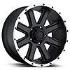 Ultra 195 Crusher RWD Black/Diamond Cut Lip Wheel Size: 15" x 8" - image 1