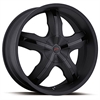 Ultra 211 Widow Platinum Series Matte Black RWD Wheels Size: 20" x 9" - image 1
