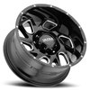 Carnage 20X10 6X5.5 4.5BS -25 Gloss Black w/ Milled Accents - image 2
