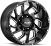 Ultra 221 Carnage Gloss Black w/ Milled Accents 17" x 9" - image 1