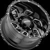 Ultra 221 Carnage Gloss Black w/ Milled Accents 18" x 9" - image 2