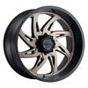 230-Series Villain Wheel, Size: 20x10", Bolt Pattern: 8x6.5" [Dark Satin Bronze w/Satin Black Lip] - image 1