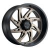 230-Series Villain Wheel, Size: 20x9", Bolt Pattern: 5x150 mm [Dark Satin Bronze w/Satin Black Lip] - image 1