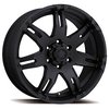 Ultra 237/238 Gauntlet Matte Black RWD Wheel Size: 17" x 9" - image 1