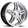 Ultra 269 Fury Platinum Series Silver FWD Wheels Size: 17" x 7.5" - image 1