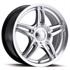 Ultra 269 Fury Platinum Series Silver FWD Wheels Size: 17" x 7.5" - image 1