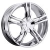 Ultra 291/292 FWD/RWD Saber Platinum Series Chrome Wheels Size: 18" x 8" - image 1