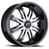 Ultra 298 Diamonte Platinum Series Gloss Black RWD Wheels Size: 20" x 9" - image 1