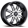 Ultra 298 Diamonte Platinum Series Gloss Black RWD Wheels Size: 20" x 9" - image 1