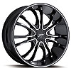 Ultra 406 America Platinum Series Gloss Black RWD Wheels Size: 20" x 9" - image 1