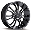 Ultra 406 America Platinum Series Gloss Black RWD Wheels Size: 20" x 9" - image 1
