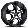 Ultra 416 Patriarch Platinum Series Gloss Black FWD Wheels Size: 20" x 8.5" - image 1