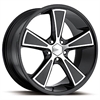 Ultra 431 Hustler Gloss Black Diamond Cut RWD Wheels Size: 18" x 9.5" - image 1