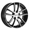 Gemini 16X7 5X110/115 5.3 +35 Gloss Black w/ Diamond Cut Face - image 1