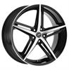 Smooth Trip 16X7 10X112 5 +40 Gloss Black w/ Diamond Cut Face - image 1