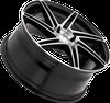 Focal 449 F-14 Gloss Black w/ Machined Face Wheel 17" x 8" - image 2