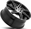 Focal 449 F-14 Gloss Black w/ Machined Face Wheel 18" x 8" - image 2