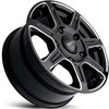 Ultra Motorsports 450 Toil Gloss Black Wheel 17" x 8" - image 2