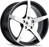 Focal 455 F-55 Gloss Black with Diamond Cut Face Wheel 18" x 8" - image 1