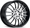 Focal 456 F-56 Gloss Black with Diamond Cut Face Wheel 18" x 8" - image 1