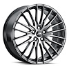 465-2844G+35 465-Series Reprisal Wheel [Size: 20"x8.5"] Bright Graphite Silver Finish - image 1