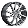 466-2807G+40 466-Series Mystic Wheel [Size: 20"x8.5"] Bright Graphite Silver Finish - image 1
