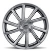 466-7801G+40 466-Series Mystic Wheel [Size: 17"x8"] Bright Graphite Silver Finish - image 3