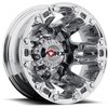 Rear Beast Chrome Dually Wheel Size: 17" x 6-1/2" - image 1