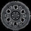 113-7963SB+01 113-Series The Boss Wheel [Size: 17"x9"] Satin Black Finish - image 3