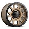 113-7963BZ+01 113-Series The Boss Wheel [Size: 17"x9"] Satin Bronze w/ Satin Black Lip Finish - image 1
