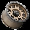 113-7963BZ+01 113-Series The Boss Wheel [Size: 17"x9"] Satin Bronze w/ Satin Black Lip Finish - image 2