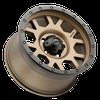 113-7973BZ+01 113-Series The Boss Wheel [Size: 17"x9"] Satin Bronze w/ Satin Black Lip Finish - image 2