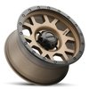 113-7983BZ+01 113-Series The Boss Wheel [Size: 17"x9"] Satin Bronze w/ Satin Black Lip Finish - image 2