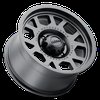114-7963SB+18 114-Series The Chief Wheel [Size: 17"x9"] Satin Black Finish - image 2