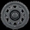 114-7963SB+18 114-Series The Chief Wheel [Size: 17"x9"] Satin Black Finish - image 3