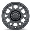 114-7983SB+12 114-Series The Chief Wheel [Size: 17"x9"] Satin Black Finish - image 3