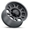 114-7982SB+12 114-Series The Chief Wheel [Size: 17"x9"] Satin Black Finish - image 2