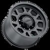 114-8987SB+01 114-Series The Chief Wheel [Size: 18"x9"] Satin Black Finish - image 2
