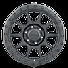 115-7963SB+01 115-Series The General Wheel [Size: 17"x9"] Satin Black Finish - image 3